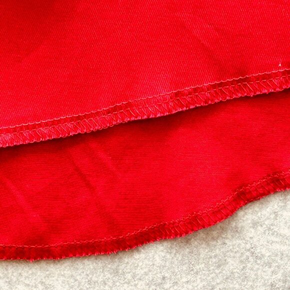 NWT Wrangler Painted Desert Western Shirt 17.5-36 Red Button-Down X-Long Tails - Picture 8 of 12